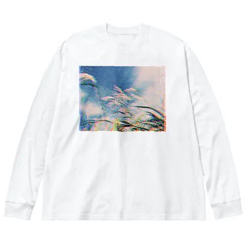 ススキとうろこ雲 Big Long Sleeve T-Shirt