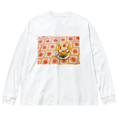 レトロパフェ ビッグシルエットロングスリーブTシャツ