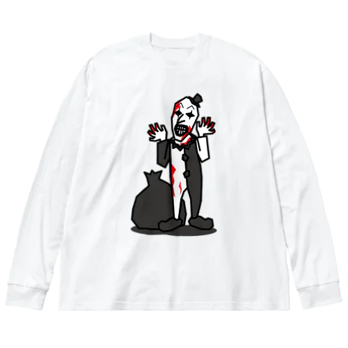 コワかわピエロ Big Long Sleeve T-Shirt