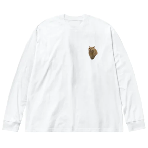 ふんばるロコにゃん Big Long Sleeve T-Shirt