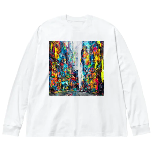 Digital Boulevard Big Long Sleeve T-Shirt