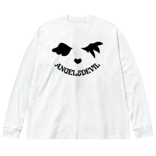 【フロント印刷】エンジェル＆デビル Big Long Sleeve T-Shirt