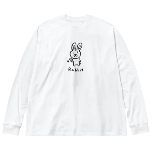 R a b b i t ビッグシルエットロングスリーブTシャツ