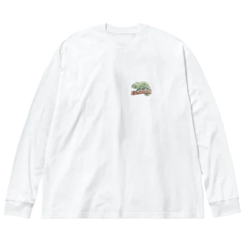 エボシカメレオン1（ワンポイント） Big Long Sleeve T-Shirt