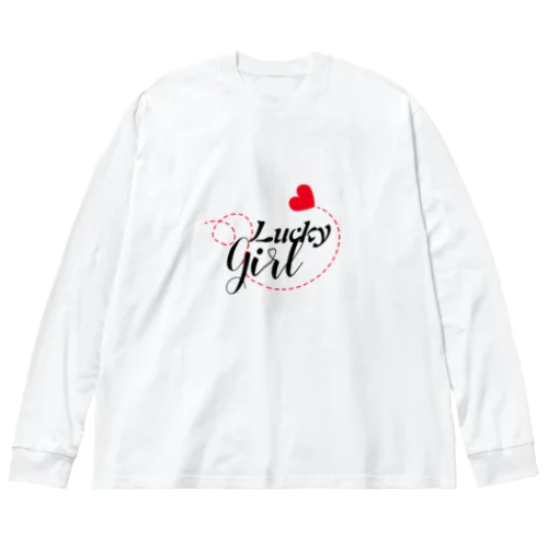 LuckyGirl ビッグシルエットロングスリーブTシャツ