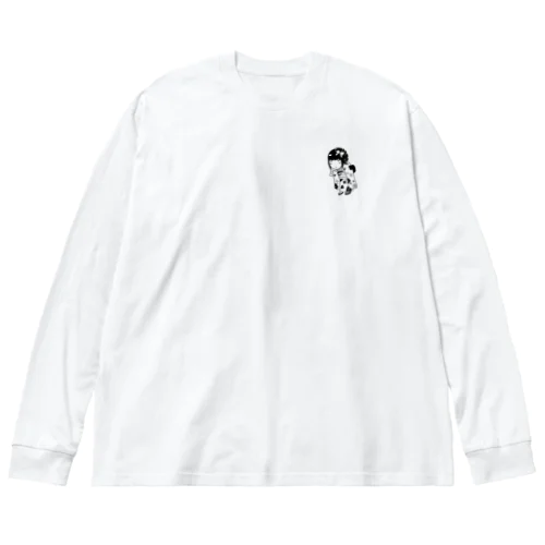 YUKATA NEKOZE Big Long Sleeve T-Shirt