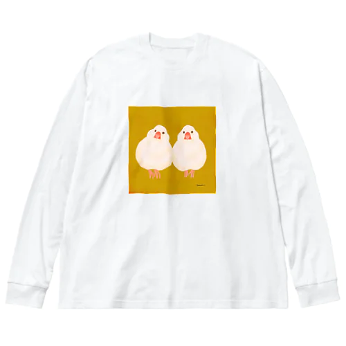 もちもち文鳥 Big Long Sleeve T-Shirt