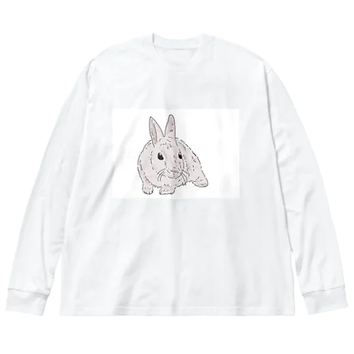 うさぎのウサ丸 ビッグシルエットロングスリーブTシャツ