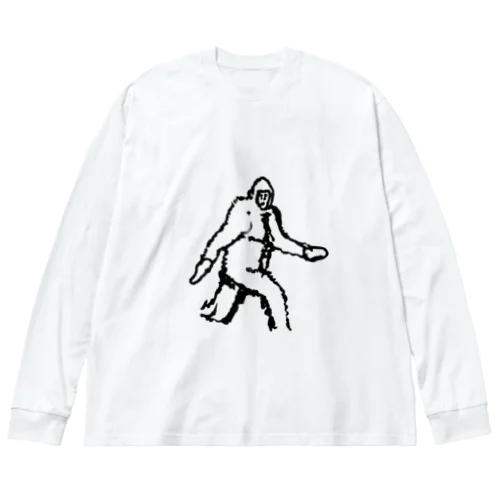 みんな大好きビッグフット 루즈핏 롱 슬리브 티셔츠