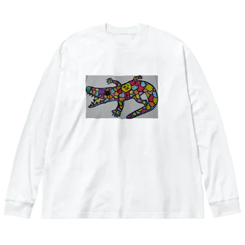 ワニ・ドット Big Long Sleeve T-Shirt