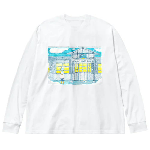 忘れ雪 ビッグシルエットロングスリーブTシャツ