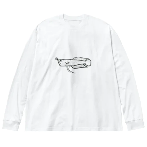 アロワナくんアイテム Big Long Sleeve T-Shirt