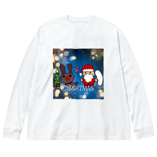 Merry Christmas🎅🏻🍒 ビッグシルエットロングスリーブTシャツ