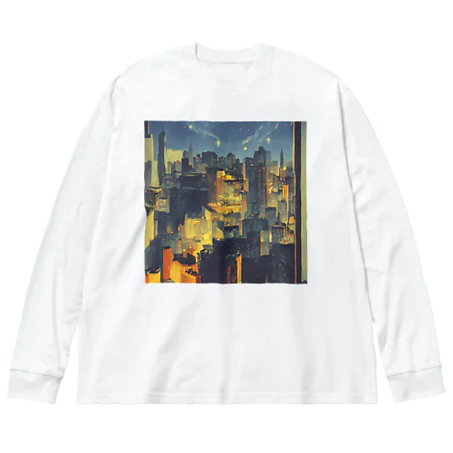 winter night view Big Long Sleeve T-Shirt