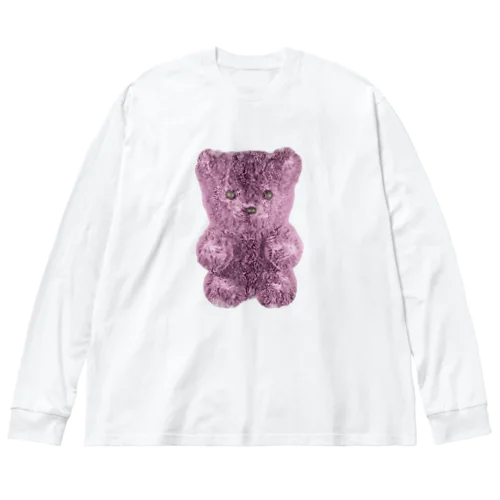 ぴんくのくまちゃむ Big Long Sleeve T-Shirt