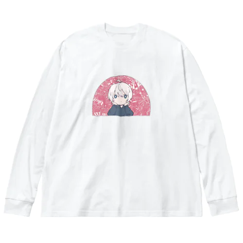 しろうるふちゃん ビッグシルエットロングスリーブTシャツ