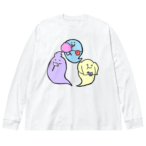 キャンディゴースト Big Long Sleeve T-Shirt