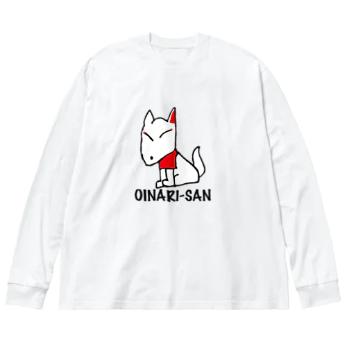 キツネさん ビッグシルエットロングスリーブTシャツ