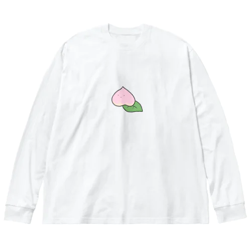 「も」も ビッグシルエットロングスリーブTシャツ