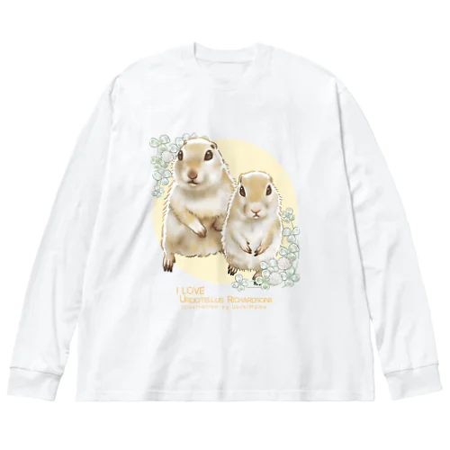 【No.7】I LOVE UROCITELLUS RICHARDSONII ビッグシルエットロングスリーブTシャツ