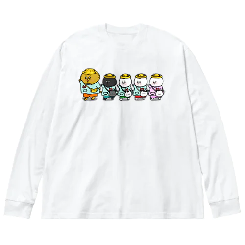 にゃん児 ビッグシルエットロングスリーブTシャツ