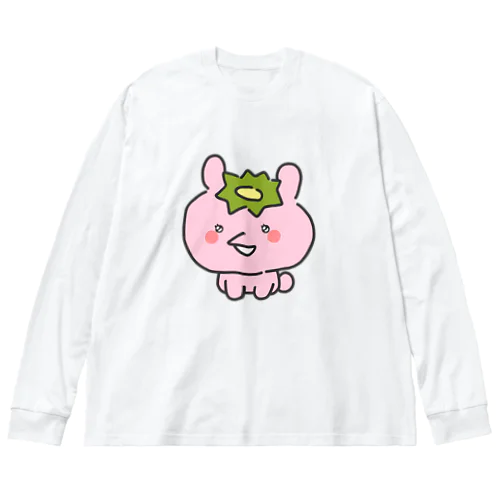 かっぱうさぎ（ピンク） Big Long Sleeve T-Shirt