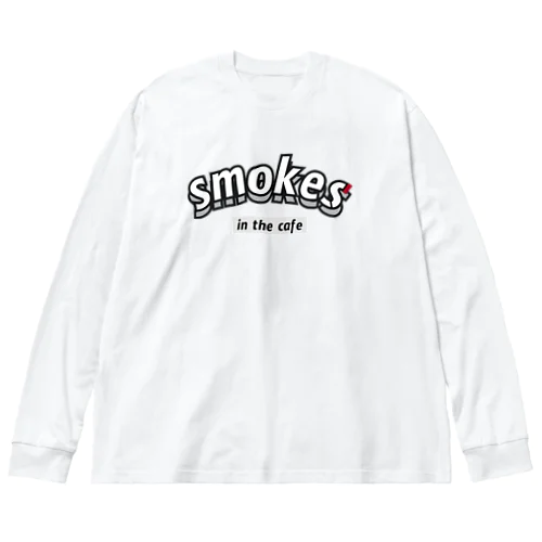 smokes in the cafe ビッグシルエットロングスリーブTシャツ