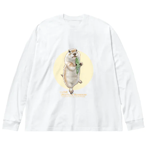 【No.8】I LOVE UROCITELLUS RICHARDSONII ビッグシルエットロングスリーブTシャツ