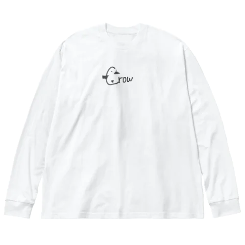 crow（ゆる文字シリーズ） ビッグシルエットロングスリーブTシャツ