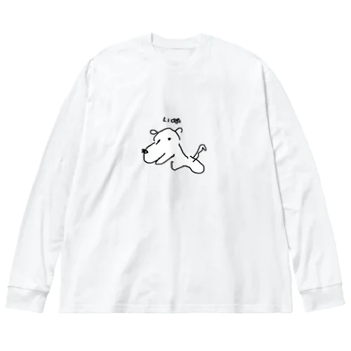 左手いぬ Big Long Sleeve T-Shirt