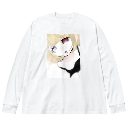 金髪ショートのキサちゃん Big Long Sleeve T-Shirt