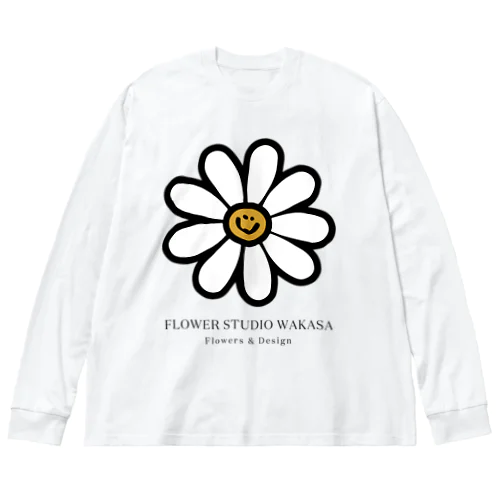 FLOWER STUDIO WAKASA ロゴマーク ビッグシルエットロングスリーブTシャツ