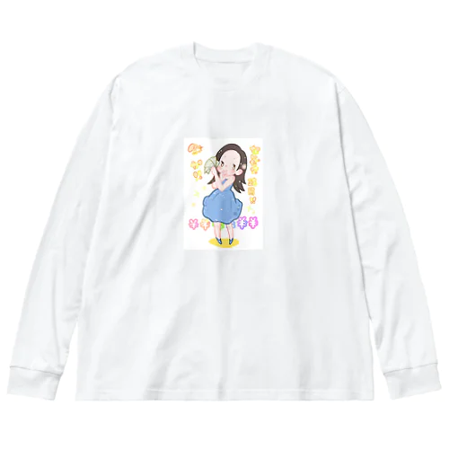 歌姫かえりん Big Long Sleeve T-Shirt