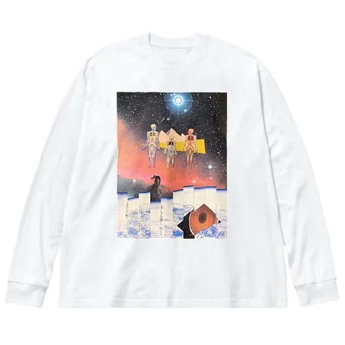 地球と人と家族　（ Kohei Itatani design） Big Long Sleeve T-Shirt