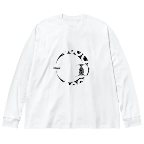 moon Big Long Sleeve T-Shirt