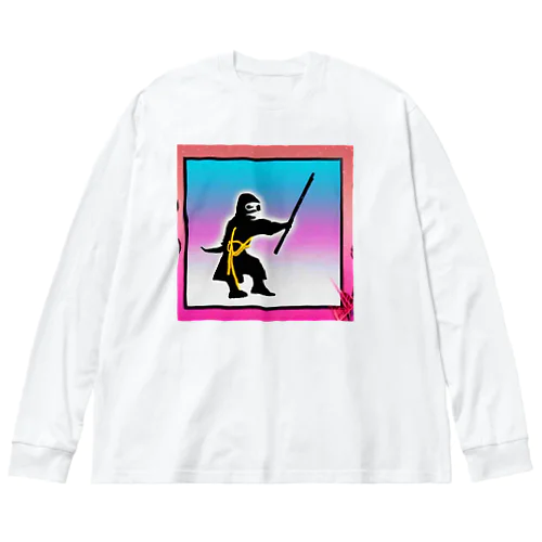 手乗り忍者くん★修行中！★ Big Long Sleeve T-Shirt