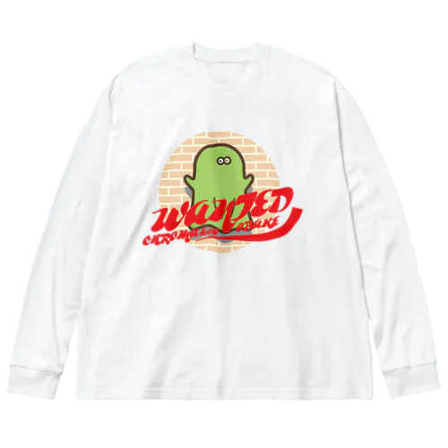 ウォンテッド!クロマキーおばけ ビッグシルエットロングスリーブTシャツ