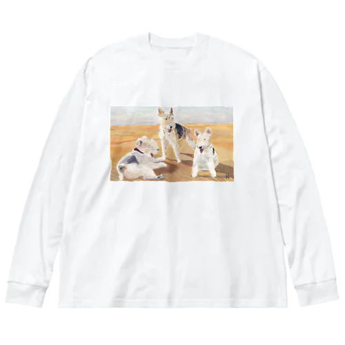 砂漠の番犬① ビッグシルエットロングスリーブTシャツ