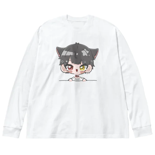 おおかみくん ビッグシルエットロングスリーブTシャツ