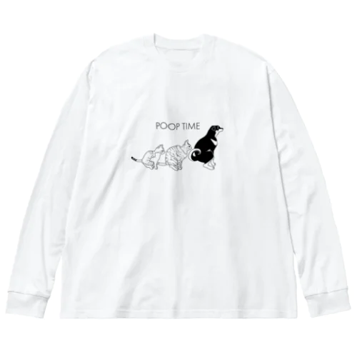 POOP TIME Big Long Sleeve T-Shirt