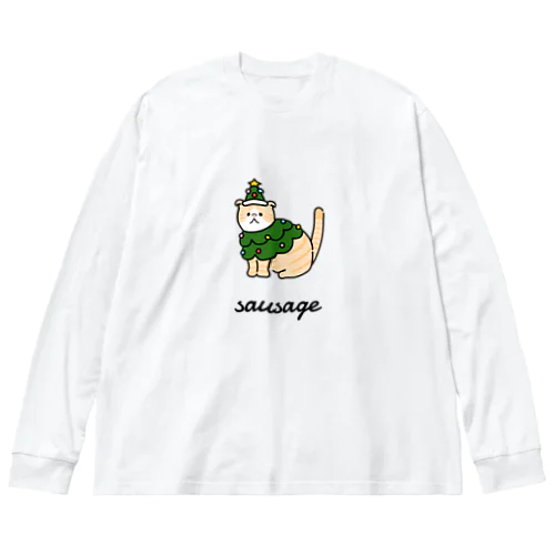 sausage ビッグシルエットロングスリーブTシャツ