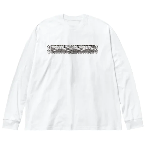 サガに描かれた狼 Big Long Sleeve T-Shirt