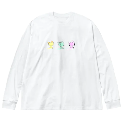 たそがれまぐろ(改) ビッグシルエットロングスリーブTシャツ