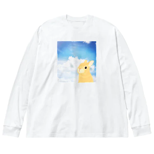 空を見上げて　うさぎさん② Big Long Sleeve T-Shirt