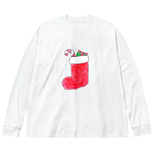 クリスマスブーツ Big Long Sleeve T-Shirt