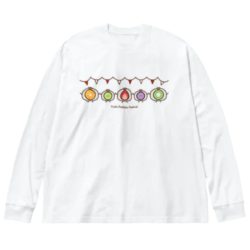 フルーツ大福フェスティバル Big Long Sleeve T-Shirt