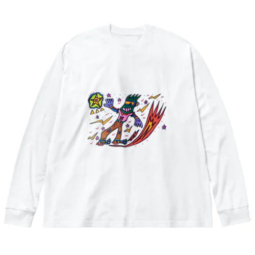 スラッシュ ビッグシルエットロングスリーブTシャツ