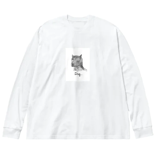 dog1 ビッグシルエットロングスリーブTシャツ