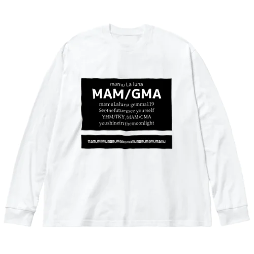 MAM/GMA ロゴプリント Big Long Sleeve T-Shirt
