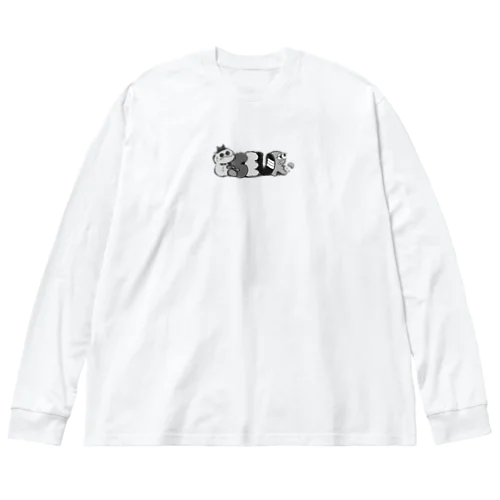 ポーザーねこ ビッグシルエットロングスリーブTシャツ